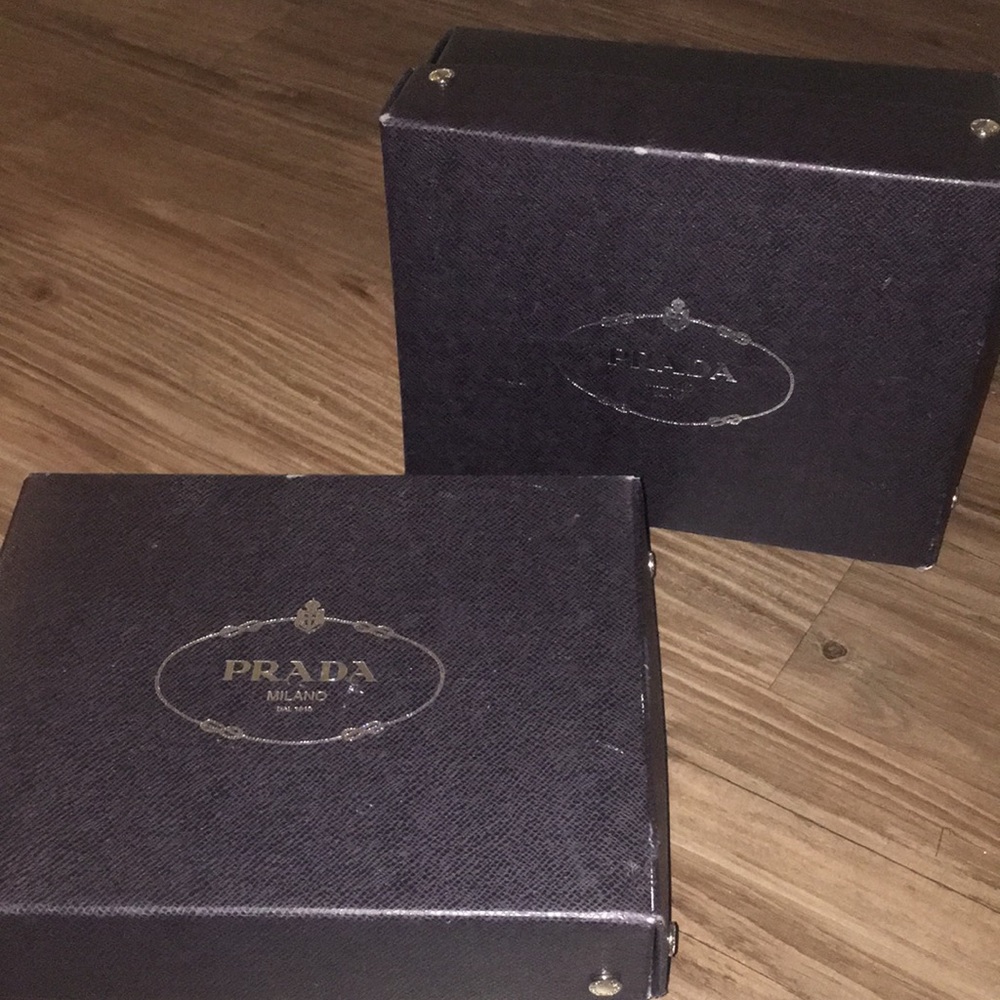 2 Prada gift / storage Boxes